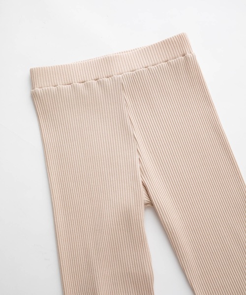 SEA(シー)の「リブ フレアパンツ(その他パンツ・レディース・ホワイト/ブラック/サンドベージュ・ONE SIZE)」の12枚目の写真