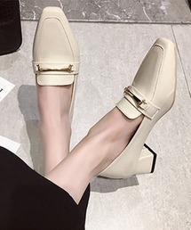 STYLEBLOCK（スタイルブロック）の「ビット付きチャンキーヒールスクエアトゥパンプス（パンプス）」