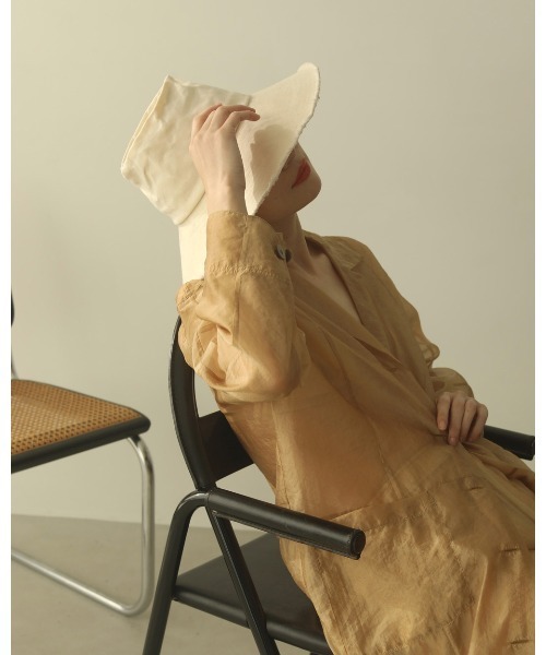 TODAYFUL（トゥデイフル）の「パラフィンバスケットハット（ハット・レディース・ベージュ/キナリ・FREE）」の5枚目の写真