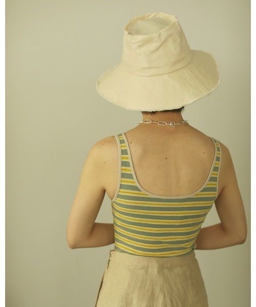 TODAYFUL（トゥデイフル）の「パラフィンバスケットハット（ハット・レディース・ベージュ/キナリ・FREE）」の8枚目の写真