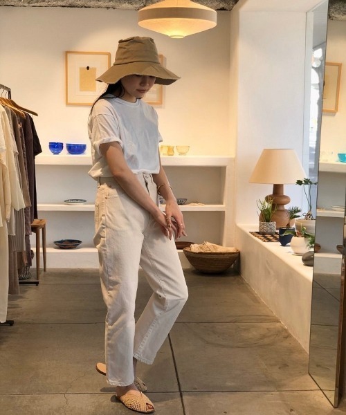 TODAYFUL（トゥデイフル）の「パラフィンバスケットハット（ハット・レディース・ベージュ/キナリ・FREE）」の10枚目の写真