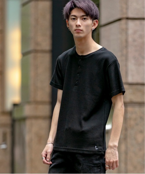 セール】TC サーマル ヘンリーネック 半袖 Tシャツ（Tシャツ