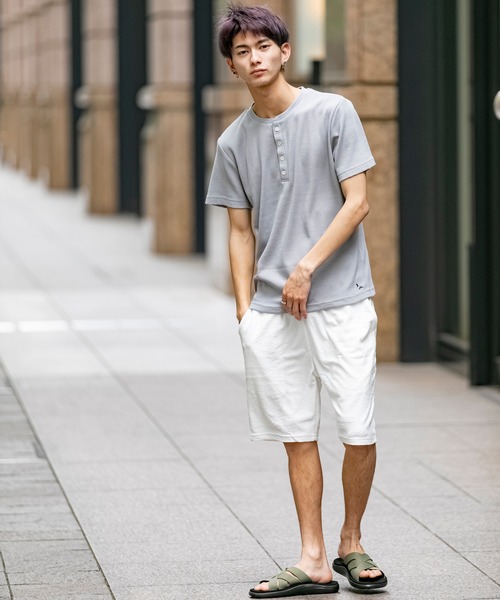 国内発送 IMPERIAL ヘンリーネック半袖Tシャツ 楽天市場】ヘンリーネック 半袖 Tシャツ メンズ 厚手 | S~2XL 全