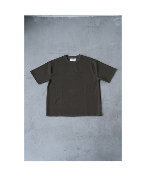 YARD PLUS（ヤードプリュス）の「YARD PLUS ワッフルドライクルー半袖BIG T（Tシャツ/カットソー・メンズ・サックスブルー/グレー/ホワイト/オリーブ・MEDIUM/LARGE）」の10枚目の写真