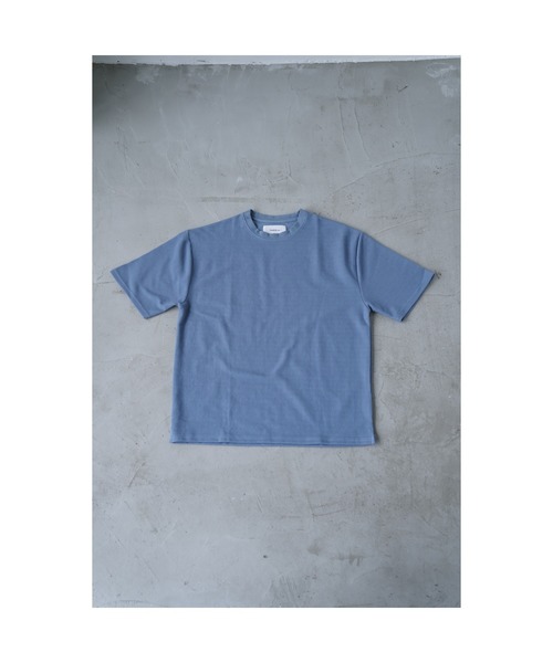 YARD PLUS（ヤードプリュス）の「YARD PLUS ワッフルドライクルー半袖BIG T（Tシャツ/カットソー・メンズ・サックスブルー/グレー/ホワイト/オリーブ・MEDIUM/LARGE）」の13枚目の写真