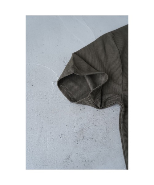 YARD PLUS（ヤードプリュス）の「YARD PLUS ワッフルドライクルー半袖BIG T（Tシャツ/カットソー・メンズ・サックスブルー/グレー/ホワイト/オリーブ・MEDIUM/LARGE）」の11枚目の写真