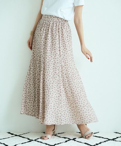 セール ジョーゼット切り替えフレアスカート スカート Earth Music Ecology アースミュージックアンドエコロジー のファッション通販 Zozotown