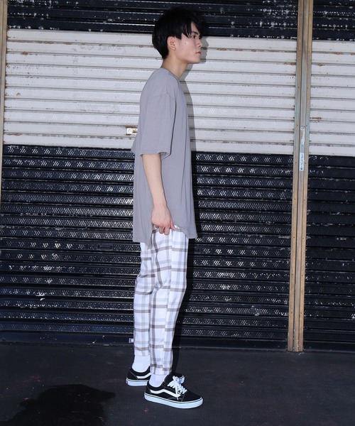 revertical（リバーティカル）の「チェック柄 テーパードパンツ セットアップ対応（その他パンツ・メンズ・ホワイト/ベージュ・M/L）」の19枚目の写真