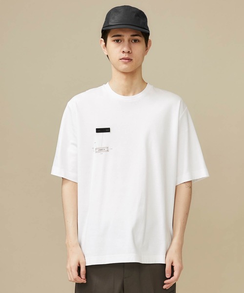 liberum（リベルム）の「【LIBERUM】SILLICON EMBLEM TEE / 2020AW T01（Tシャツ/カットソー・メンズ・ホワイト/ブラック・1/2）」の8枚目の写真