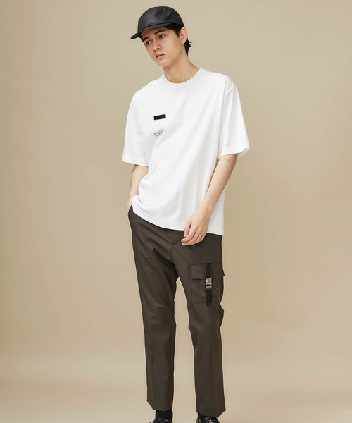 liberum（リベルム）の「【LIBERUM】SILLICON EMBLEM TEE / 2020AW T01（Tシャツ/カットソー・メンズ・ホワイト/ブラック・1/2）」の4枚目の写真