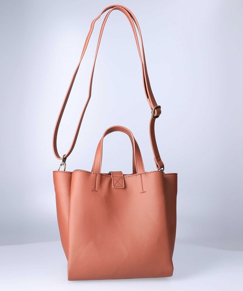 HONEYSUCKLE ROSE（ハニーサックルローズ）の「【HONEYSUCKLE ROSE】３層フェイクレザーショルダー（ショルダーバッグ・レディース・ブラック/ブラウン・ONE SIZE）」の11枚目の写真