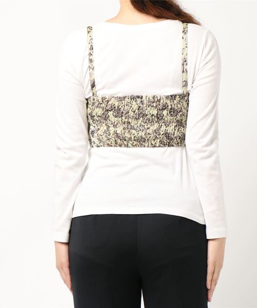 archives（アルシーヴ）の「ジャガードビスチェ（シャツ/ブラウス・レディース・ブラック/ベージュ・MEDIUM）」の4枚目の写真