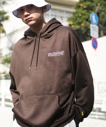 Mark Gonzales | Mark Gonzales/マークゴンザレス MONO-MART 別注 クリアスモーク裏起毛 オーバーサイズ グラフィック転写/イラストプリント プルオーバーパーカー(パーカー)