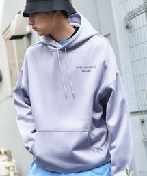Mark Gonzales/マークゴンザレス MONO-MART 別注 クリアスモークオーバーサイズ プルオーバーパーカー