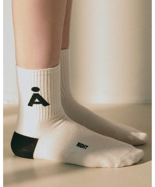 Aland A Logo Socks ソックス 靴下 Aland エーランド のファッション通販 Zozotown
