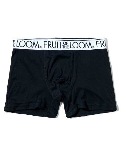 FRUIT OF THE LOOM（フルーツオブザルーム）の「【FRUIT OF THE LOOM/フルーツオブザルーム】3P_TCフライス_ボクサーブリーフ（ボクサーパンツ・メンズ・ブラック/ネイビー・MEDIUM/LARGE）」の4枚目の写真