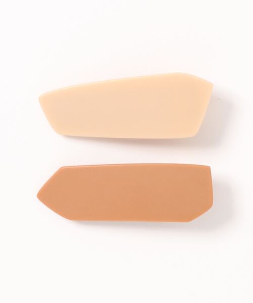 tone(トーン)の「【KuKuLu TOKYO】matte ヘアクリップ【2本set】(バレッタ/ヘアクリップ・レディース・ベージュ/ブラウン/グレー・FREE)」の5枚目の写真