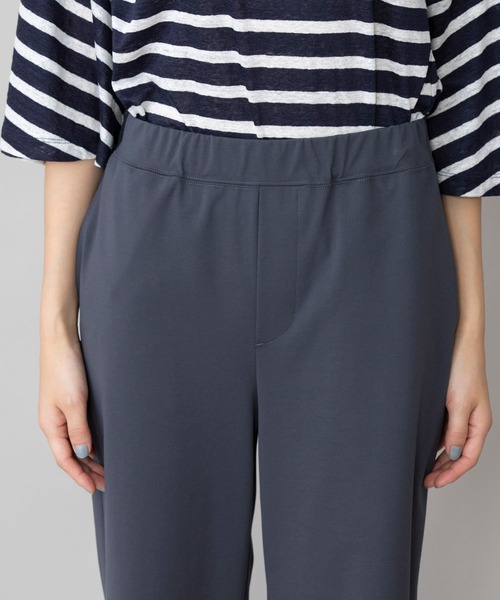 Munich（ミューニック）の「コットンポリエステルストレッチインターロック　ワイドパンツ(セットアップ可)（その他パンツ・レディース・ブラック/ダークグレー/グレイッシュベージュ・S/M/XS）」の21枚目の写真