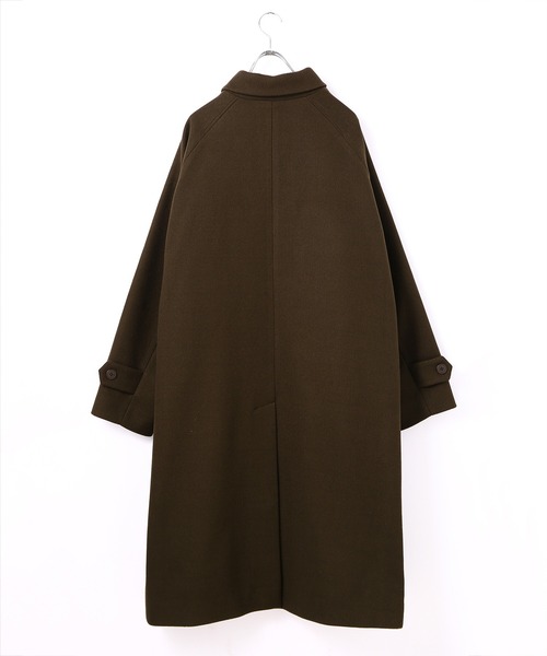 JUNRED（ジュンレッド）の「ドルマンステンカラーコート（ステンカラーコート・メンズ・ダークブラウン/ベージュ系その他・S/M/L）」の7枚目の写真
