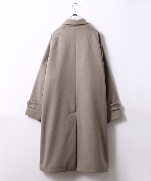 JUNRED（ジュンレッド）の「ドルマンステンカラーコート（ステンカラーコート・メンズ・ダークブラウン/ベージュ系その他・S/M/L）」の11枚目の写真