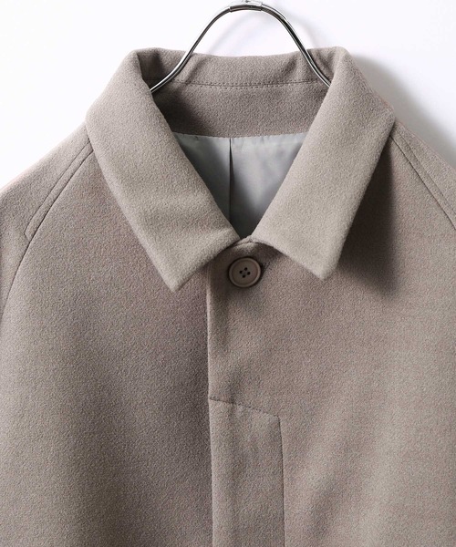 JUNRED（ジュンレッド）の「ドルマンステンカラーコート（ステンカラーコート・メンズ・ダークブラウン/ベージュ系その他・S/M/L）」の13枚目の写真