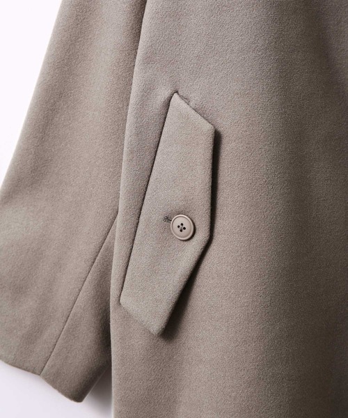 JUNRED（ジュンレッド）の「ドルマンステンカラーコート（ステンカラーコート・メンズ・ダークブラウン/ベージュ系その他・S/M/L）」の6枚目の写真