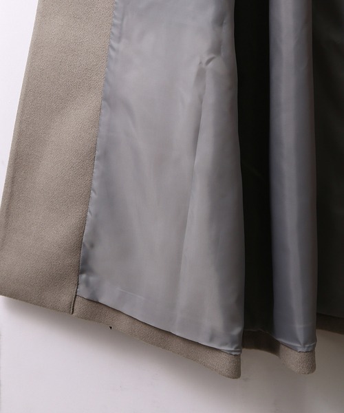 JUNRED（ジュンレッド）の「ドルマンステンカラーコート（ステンカラーコート・メンズ・ダークブラウン/ベージュ系その他・S/M/L）」の8枚目の写真