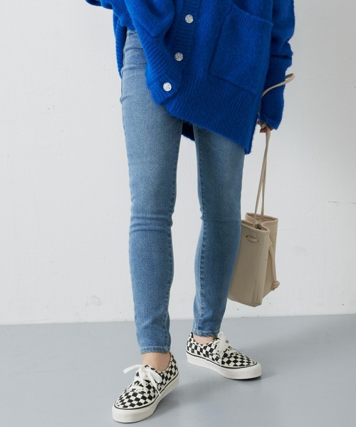 Auntie Rosa Holiday（アンティローザホリデー）の「ハイストレッチスタンダードスキニーデニム（デニムパンツ・レディース・ブラック/ネイビー/ブルー・SMALL/MEDIUM/LARGE）」の3枚目の写真