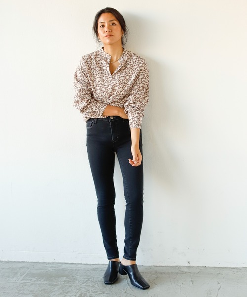 Auntie Rosa Holiday（アンティローザホリデー）の「ハイストレッチスタンダードスキニーデニム（デニムパンツ・レディース・ブラック/ネイビー/ブルー・SMALL/MEDIUM/LARGE）」の8枚目の写真