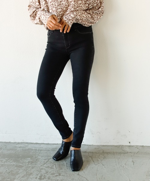 Auntie Rosa Holiday（アンティローザホリデー）の「ハイストレッチスタンダードスキニーデニム（デニムパンツ・レディース・ブラック/ネイビー/ブルー・SMALL/MEDIUM/LARGE）」の5枚目の写真