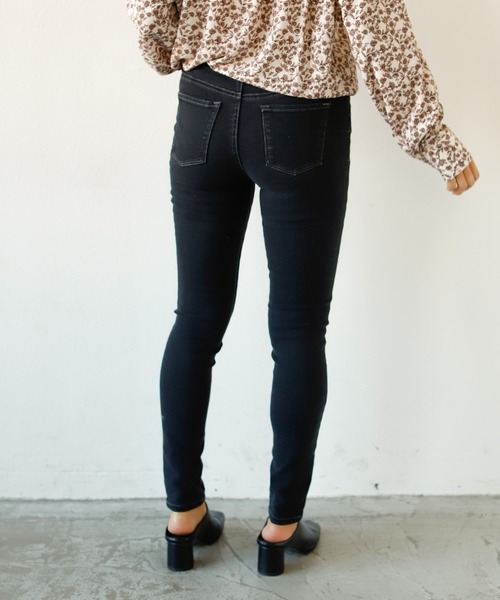 Auntie Rosa Holiday（アンティローザホリデー）の「ハイストレッチスタンダードスキニーデニム（デニムパンツ・レディース・ブラック/ネイビー/ブルー・SMALL/MEDIUM/LARGE）」の6枚目の写真