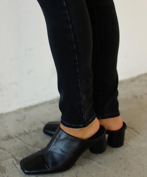 Auntie Rosa Holiday（アンティローザホリデー）の「ハイストレッチスタンダードスキニーデニム（デニムパンツ・レディース・ブラック/ネイビー/ブルー・SMALL/MEDIUM/LARGE）」の14枚目の写真