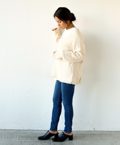 Auntie Rosa Holiday（アンティローザホリデー）の「ハイストレッチスタンダードスキニーデニム（デニムパンツ・レディース・ブラック/ネイビー/ブルー・SMALL/MEDIUM/LARGE）」の20枚目の写真