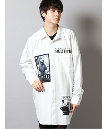 semantic design（セマンティックデザイン）の「セマンティックデザイン/semantic design エステル転写プリント 長袖BIGシャツ（シャツ/ブラウス・メンズ）」