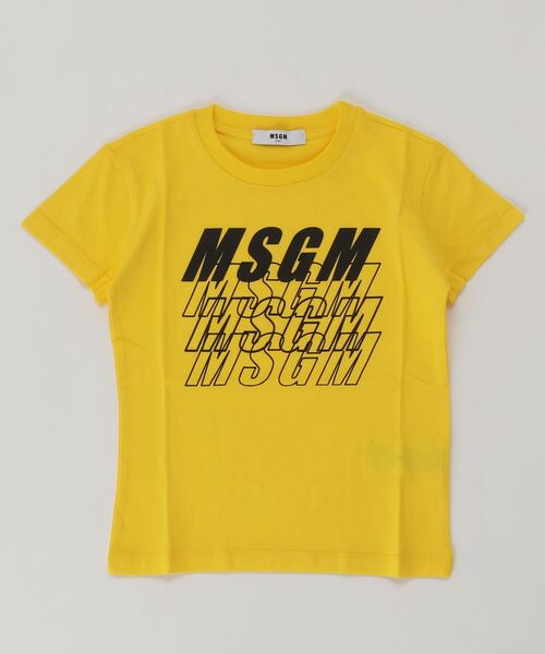 MSGM（エムエスジーエム）の「MSGM(エムエスジーエム)Kids & Junior カットソーTシャツボーイズガールズ（Tシャツ/カットソー・キッズ・ホワイト/ブラック/グレー/レッド/ピンク/イエロー/ブルー/チェリーピンク・8Y/10Y/12Y/14Y/4Y/6Y）」の5枚目の写真
