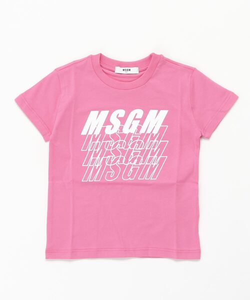MSGM（エムエスジーエム）の「MSGM(エムエスジーエム)Kids & Junior カットソーTシャツボーイズガールズ（Tシャツ/カットソー・キッズ・ホワイト/ブラック/グレー/レッド/ピンク/イエロー/ブルー/チェリーピンク・8Y/10Y/12Y/14Y/4Y/6Y）」の7枚目の写真