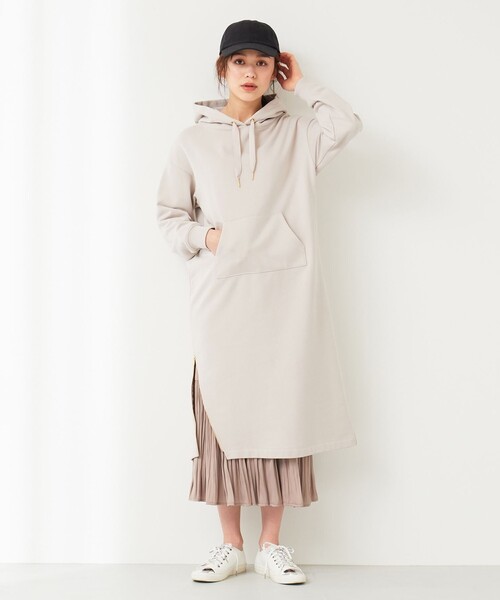 Feroux（フェルゥ）の「【ウエストゴム】クリンクルティアード スカート（スカート・レディース・ライラック系/黄土色系/ベージュ系・2）」の14枚目の写真