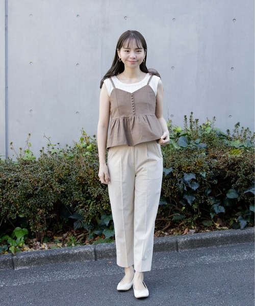 flower（フラワー）の「クリアリーカットワークパンツ（その他パンツ・レディース・ブラウン/ブルー/アイボリー・FREE）」の12枚目の写真