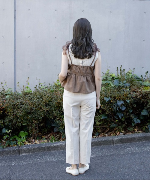 flower（フラワー）の「クリアリーカットワークパンツ（その他パンツ・レディース・ブラウン/ブルー/アイボリー・FREE）」の19枚目の写真