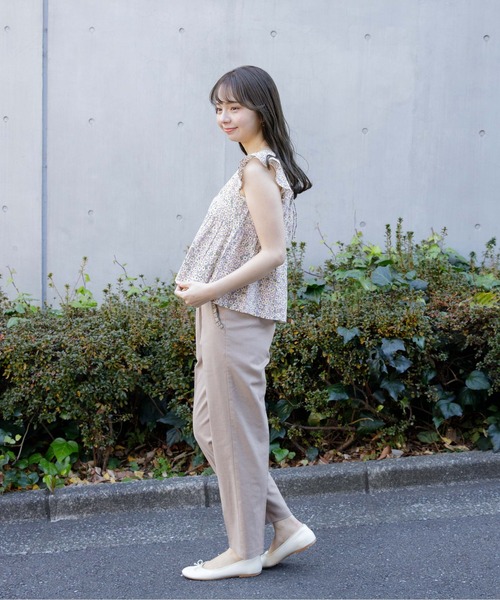 flower（フラワー）の「クリアリーカットワークパンツ（その他パンツ・レディース・ブラウン/ブルー/アイボリー・FREE）」の5枚目の写真