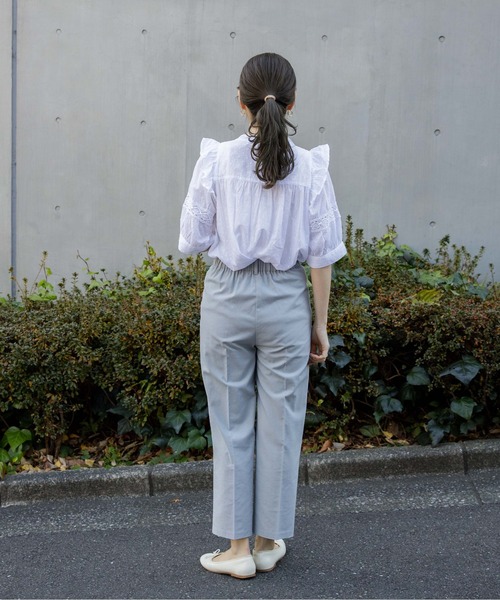 flower（フラワー）の「クリアリーカットワークパンツ（その他パンツ・レディース・ブラウン/ブルー/アイボリー・FREE）」の11枚目の写真