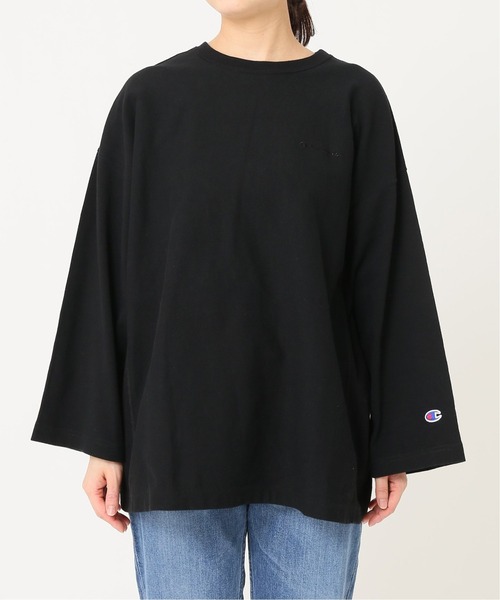 FRAMeWORK - FRAMeWORK 【CHAMPION】別注half sleeve tee FRAMeWORK（フレームワーク）の「【CHAMPION】別注half sleeve