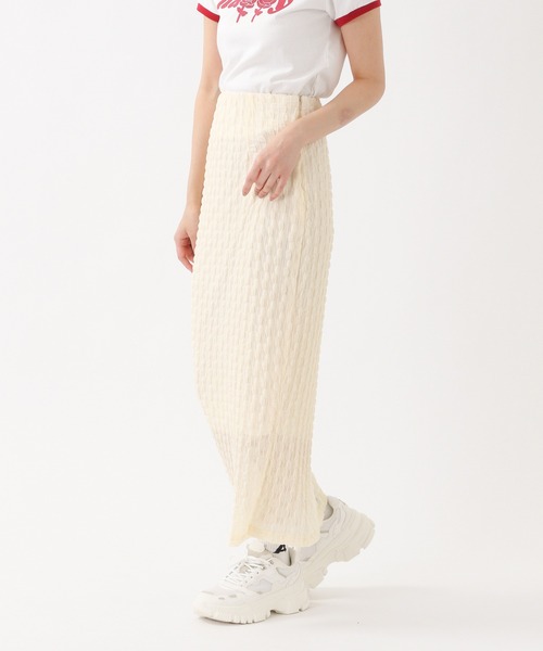 ALAND(エーランド)の「3.3Field Trip/WAVE EMBROIDED スカート 2944749(スカート・レディース・ブラック/アイボリー・FREE)」の1枚目の写真