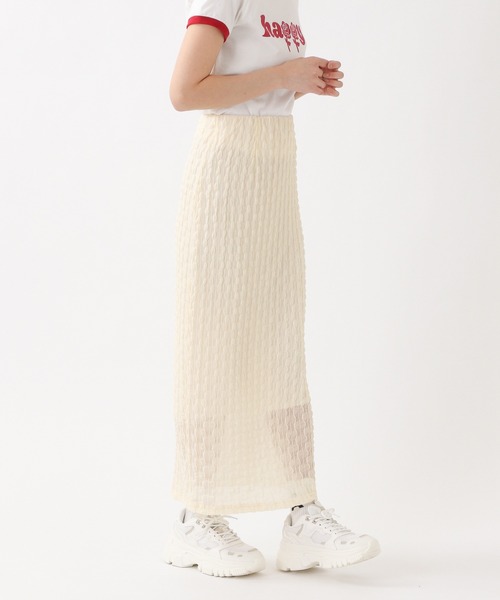 ALAND(エーランド)の「3.3Field Trip/WAVE EMBROIDED スカート 2944749(スカート・レディース・ブラック/アイボリー・FREE)」の10枚目の写真