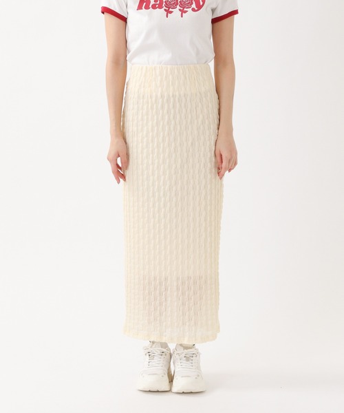 ALAND(エーランド)の「3.3Field Trip/WAVE EMBROIDED スカート 2944749(スカート・レディース・ブラック/アイボリー・FREE)」の7枚目の写真