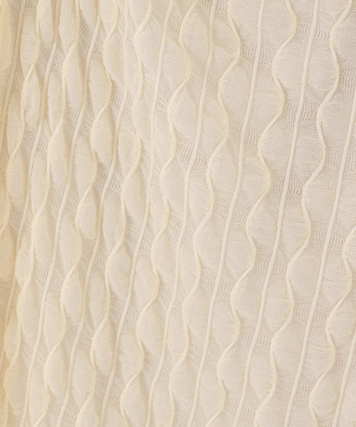 ALAND(エーランド)の「3.3Field Trip/WAVE EMBROIDED スカート 2944749(スカート・レディース・ブラック/アイボリー・FREE)」の8枚目の写真