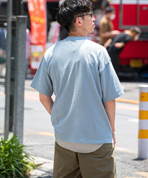 ITEMS URBANRESEARCH（アイテムズ アーバンリサーチ）の「ビッグTシャツ/リブタンクトップ 2セット（Tシャツ/カットソー・メンズ・ブラック/カーキ/ホワイト/ベージュ/ブルー・LARGE/MEDIUM/X-LARGE/SMALL）」の14枚目の写真