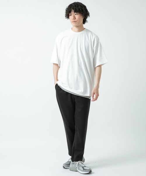 ITEMS URBANRESEARCH（アイテムズ アーバンリサーチ）の「ビッグTシャツ/リブタンクトップ 2セット（Tシャツ/カットソー・メンズ・ブラック/カーキ/ホワイト/ベージュ/ブルー・LARGE/MEDIUM/X-LARGE/SMALL）」の6枚目の写真