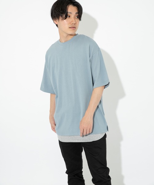 ITEMS URBANRESEARCH（アイテムズ アーバンリサーチ）の「ビッグTシャツ/リブタンクトップ 2セット（Tシャツ/カットソー・メンズ・ブラック/カーキ/ホワイト/ベージュ/ブルー・LARGE/MEDIUM/X-LARGE/SMALL）」の19枚目の写真
