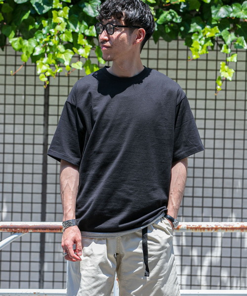 ITEMS URBANRESEARCH（アイテムズ アーバンリサーチ）の「ビッグTシャツ/リブタンクトップ 2セット（Tシャツ/カットソー・メンズ・ブラック/カーキ/ホワイト/ベージュ/ブルー・LARGE/MEDIUM/X-LARGE/SMALL）」の20枚目の写真